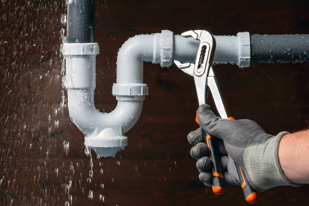 Professional Sewer Line Repair technician working in Washington, IN
